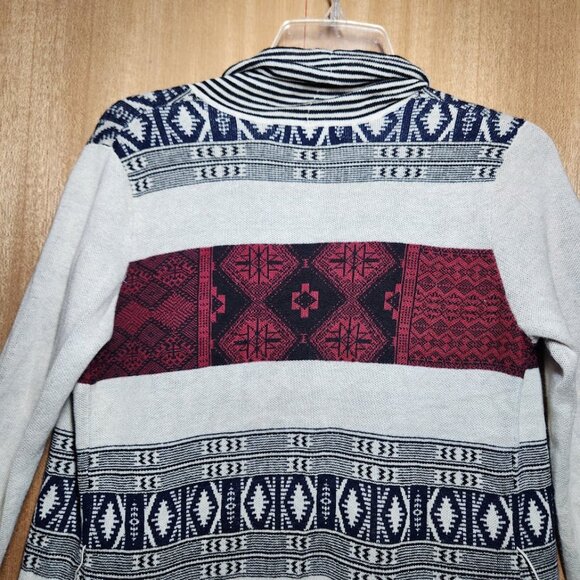 NEW Belldini Southwestern Long Open Front Cardigan Jacket Sweater Size Small S I - Picture 8 of 10
